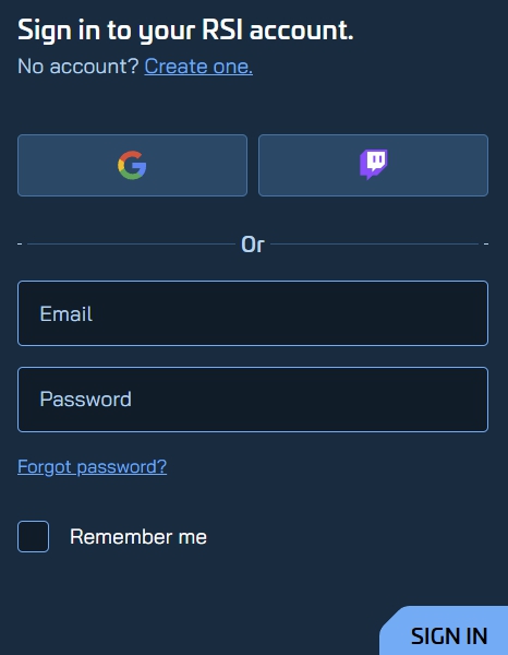 SC公式ログイン画面