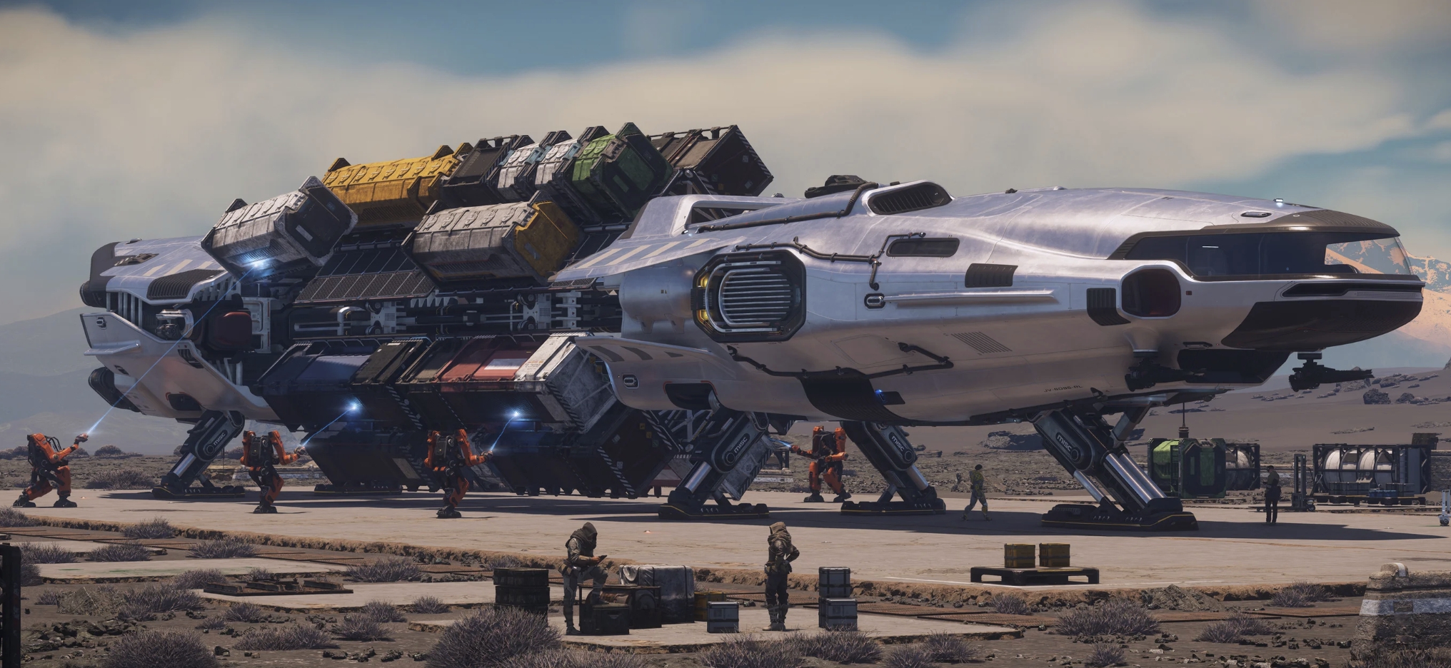 MISC Hull B 地上積載