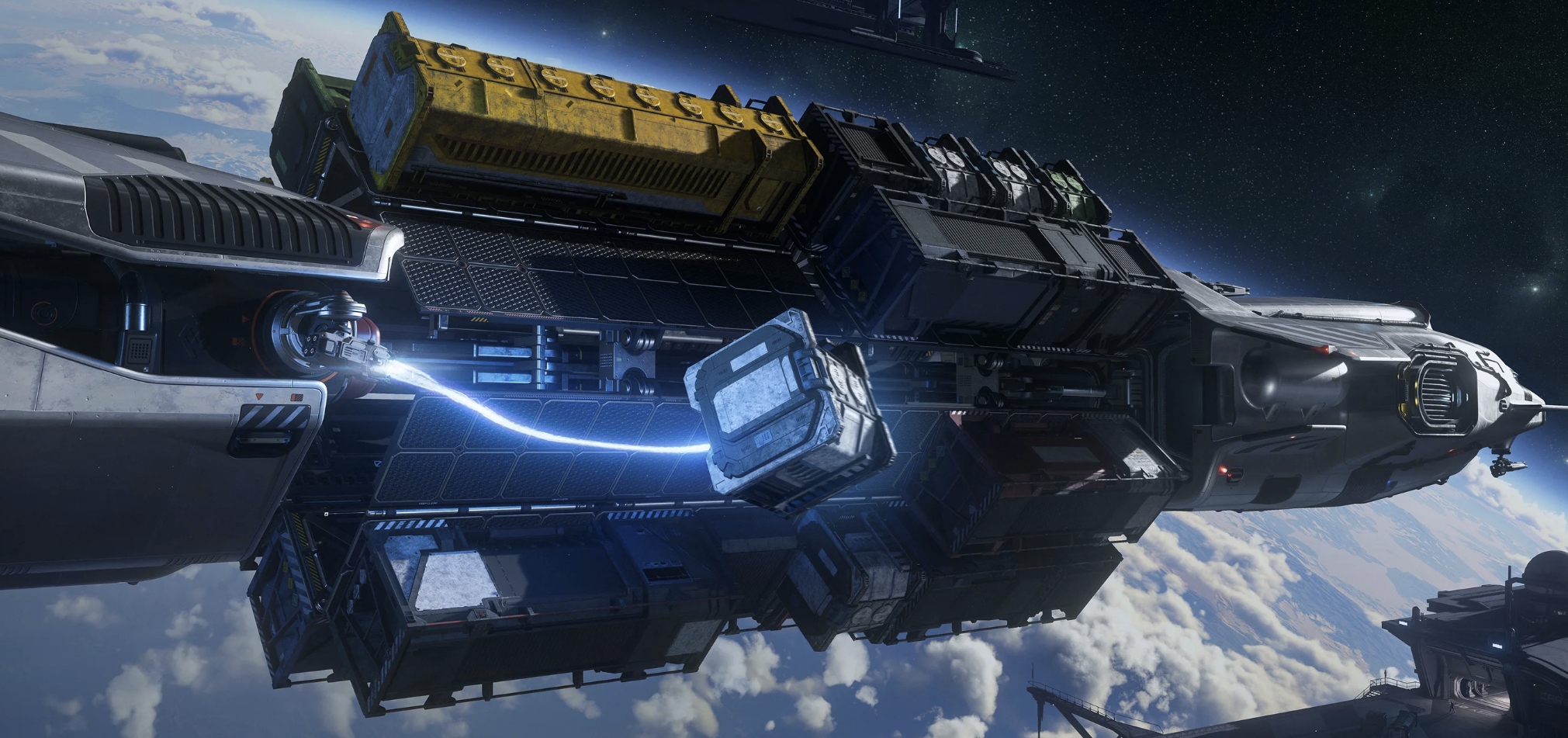 Hull B 宇宙空間での積載