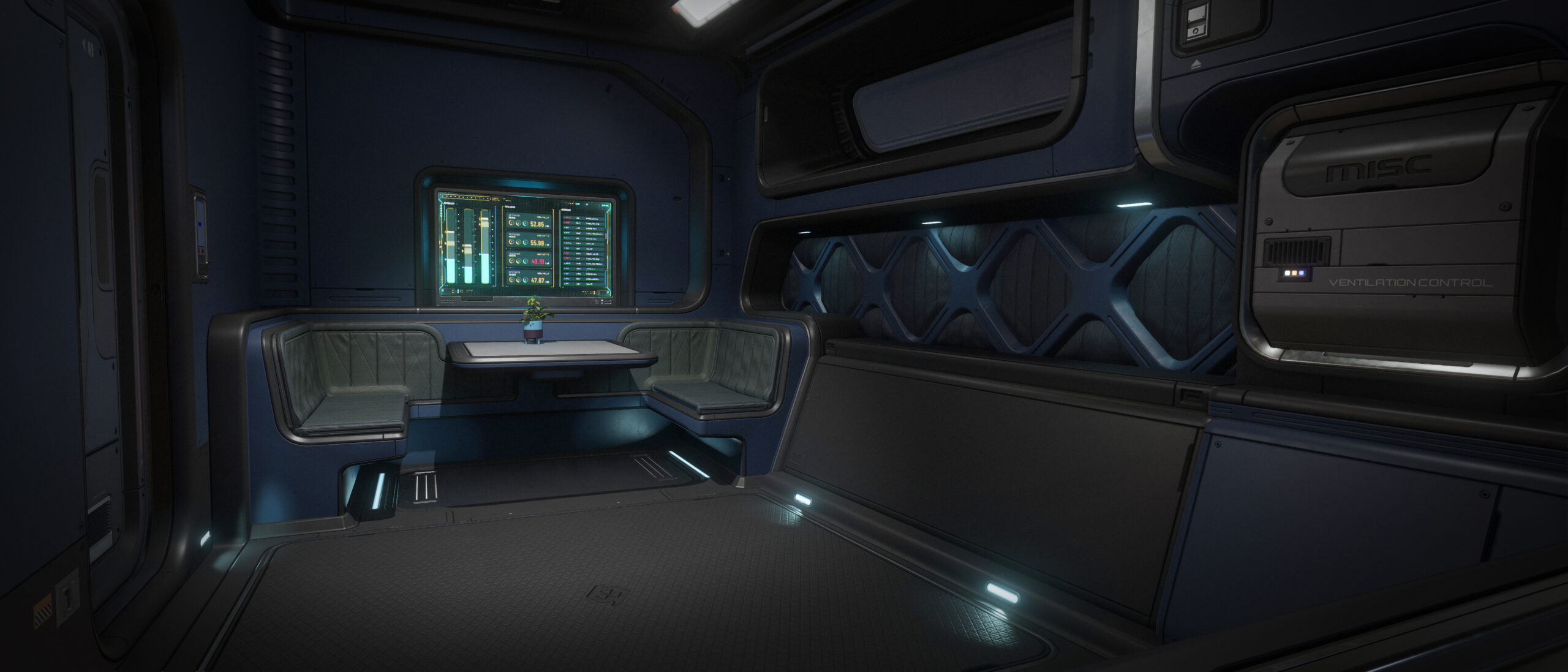 Hull B 船内画像2