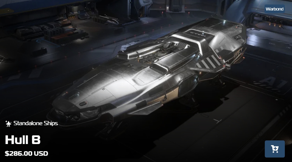 Hull B 購入ページ 286ドル