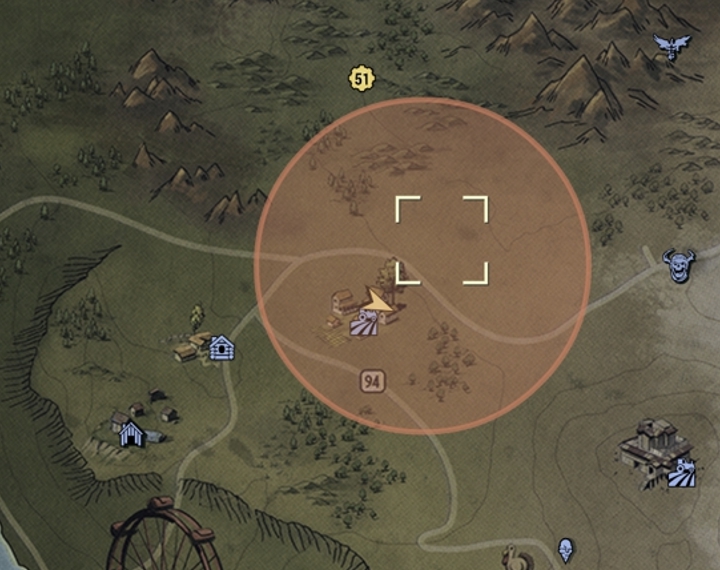 Infestationの場所が分かる画像。ブラストゾーンに似ている