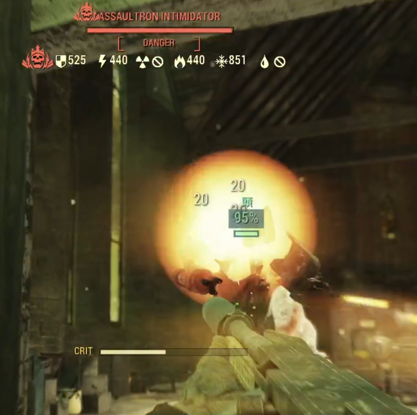 新ボス画像-脅迫アサルトロン①ステータスが見える画像